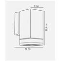 Nordlux Elm Up [IP44] wall lamp - Outdoor