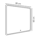 Nordlux Dovina Rectangle 80x60 [IP44] wall lamp