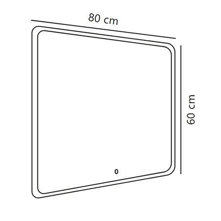 Nordlux Dovina Rectangle 80x60 [IP44] wall lamp