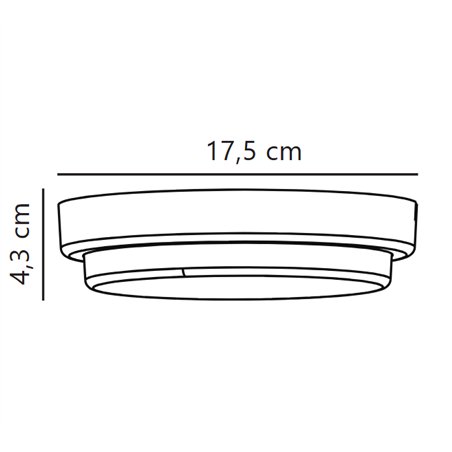 Nordlux Cuba Energy Round [IP54] wall lamp - Outdoor