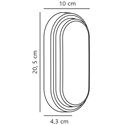 Nordlux Cuba Energy Oval [IP54] wall lamp - Outdoor