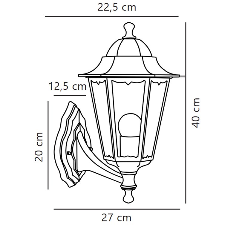 Nordlux Cardiff [IP44] Wandlampe - Outdoor