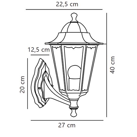 Nordlux Cardiff [IP44] wall lamp - Outdoor