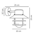 Nordlux Blokhus Down [IP54] wall lamp - Outdoor