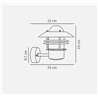 Nordlux Blokhus [IP54] Wandlampe - Outdoor