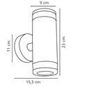 Nordlux Birk [IP44] wall lamp - Outdoor