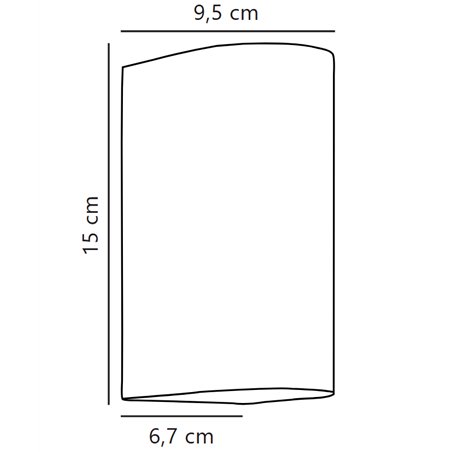 Nordlux Asbol [IP44] wall lamp - Outdoor