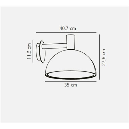 Nordlux Arki 35 [IP54] wall lamp - Outdoor