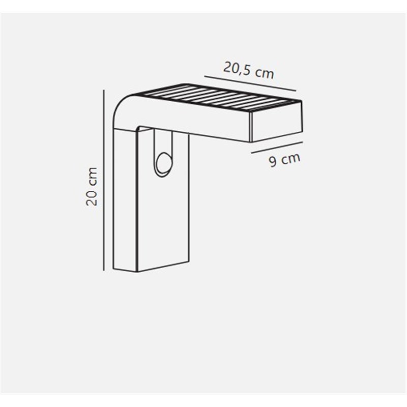 Nordlux Alya Solar Sensor [IP44] Wandlampe - Outdoor