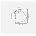Nordlux Aleria 14 [IP44] wall lamp - Outdoor