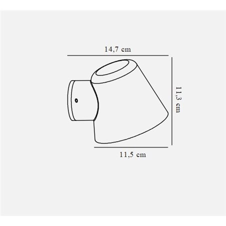 Nordlux Aleria 14 [IP44] wall lamp - Outdoor