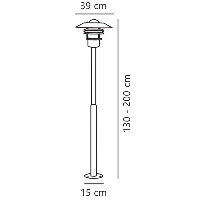 Nordlux Vejers 2M [IP54] Pollerleuchte - Outdoor