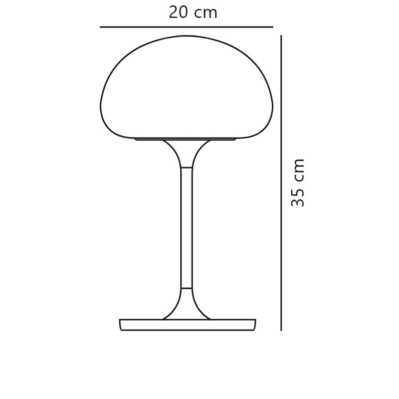Nordlux Sponge On A 16 [IP65] 3-step Dim Battery Tischlampe - Outdoor