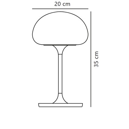 Nordlux Sponge On A 16 [IP65] 3-step Dim Battery table lamp - Outdoor