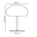 Nordlux Sponge 20 [IP65] 3-step Dim Battery table lamp - Outdoor