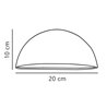 Nordlux Scorpius [IP23] Wandlampe - Outdoor