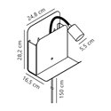 Nordlux Roomi USB wall lamp