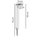 Nordlux Rica 60 Solar Rectangle Sensor [IP44] garden lamp - Outdoor
