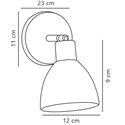 Nordlux Ray 12 wall lamp