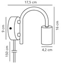 Nordlux Paco wall lamp