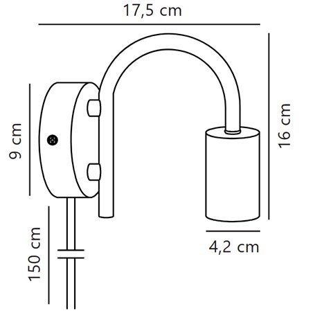 Nordlux Paco wall lamp