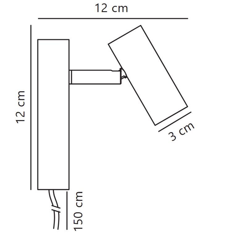 Nordlux Omari 3 Touch Dim Wandlampe