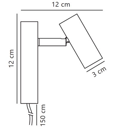 Nordlux Omari 3 Touch Dim wall lamp