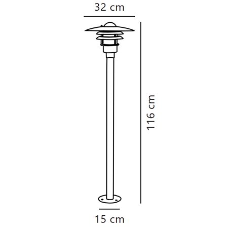 Nordlux Lønstrup 32 [IP44] garden lamp - Outdoor