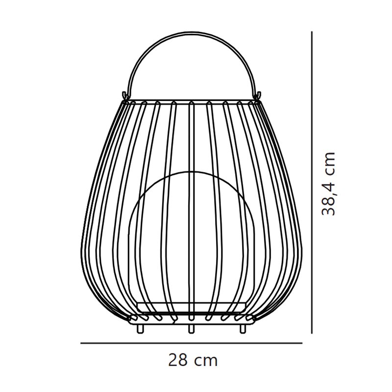 Nordlux Jim To Go [IP54] 3-step-Dim Battery Tischlampe - Outdoor