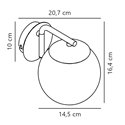 Nordlux Grant 15 wall lamp
