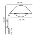 Nordlux Freya 25 wall lamp