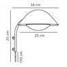 Nordlux Freya 25 Wandlampe