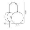 Nordlux Franca 13 Wandlampe