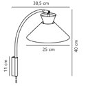 Nordlux Dial 25 wall lamp