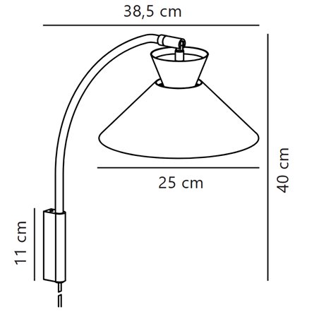 Nordlux Dial 25 wall lamp
