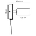Nordlux Clyde 8 3-step Dim wall lamp