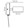 Nordlux Clyde 8 3-step Dim Wandlampe