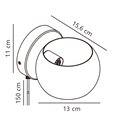 Nordlux Belir 16 wall lamp