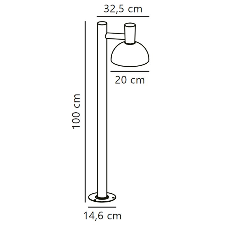 Nordlux Arki 20 [IP54] Pollerleuchte - Outdoor