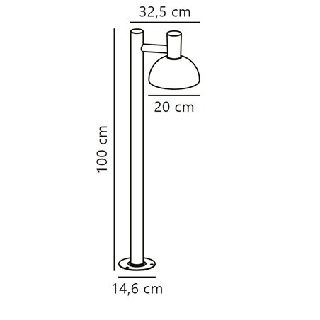Nordlux Arki 20 [IP54] garden lamp - Outdoor