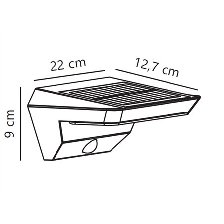 Nordlux Agena Solar Sensor [IP44] wall lamp - Outdoor