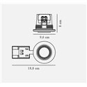 Nordlux Umberto [IP44] recessed spot