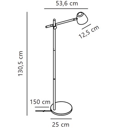 Nordlux Theo 13 floor lamp