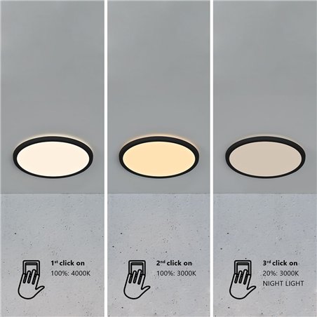 Nordlux Oja 29 [IP54] 3-step 3000/4000K ceiling lamp