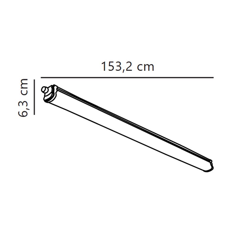 Nordlux Oakland 150 [IP65] Deckenlampe