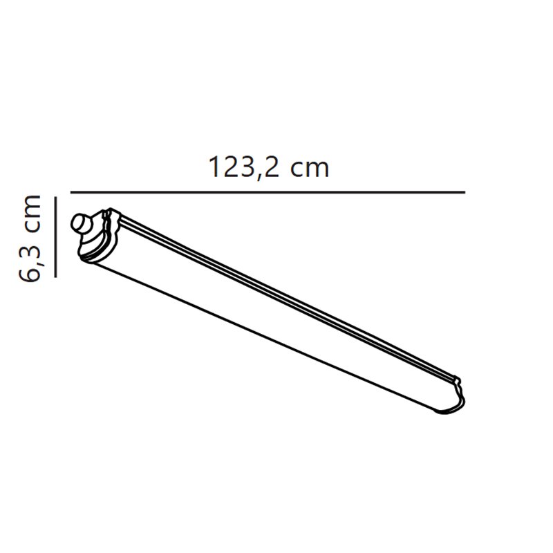 Nordlux Oakland 120 [IP65] Deckenlampe