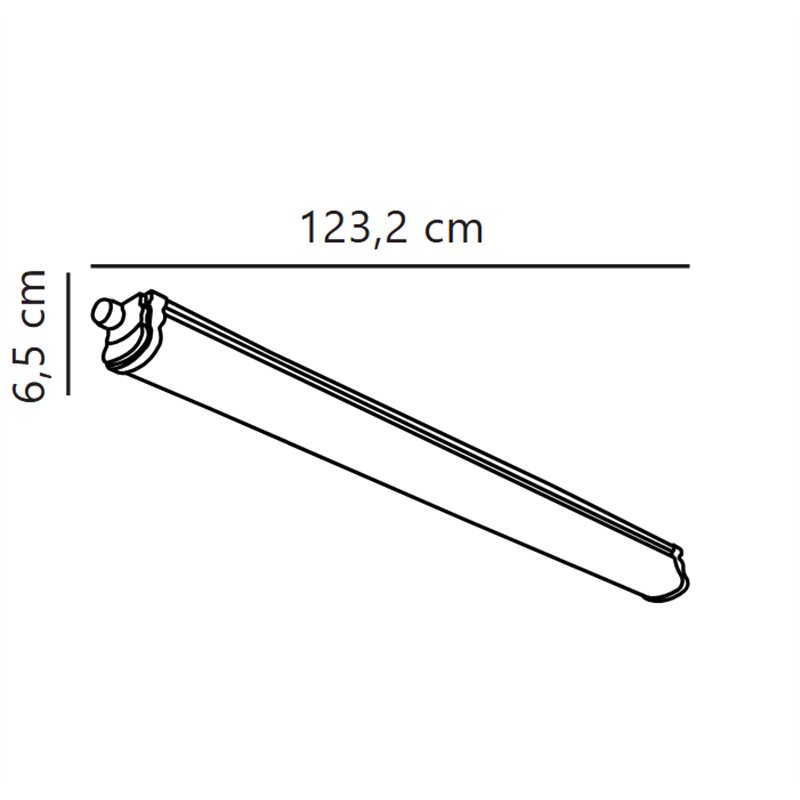 Nordlux Oakland 120 [IP65] Deckenlampe