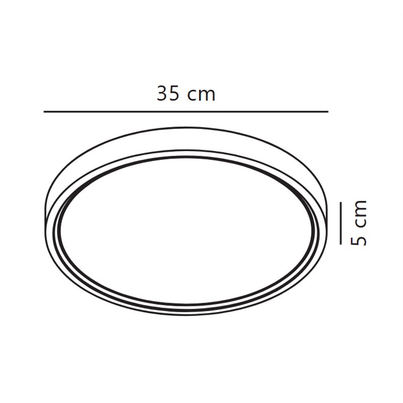 Nordlux Noxy 35 [IP44] 3-step 3000/4000K Deckenlampe