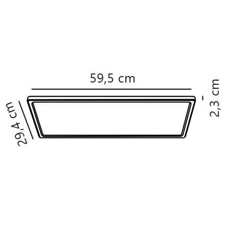 Nordlux Harlow Smart 60 [IP54] RGB ceiling lamp