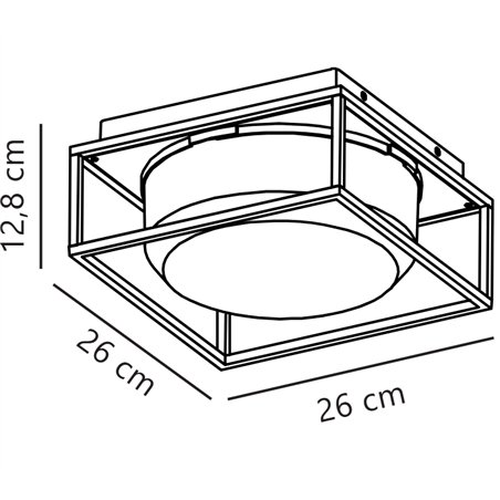 Nordlux Griffin 26 [IP44] ceiling lamp - Outdoor